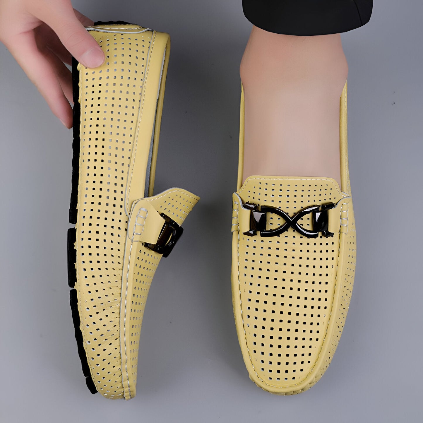 Alberto Comfort Leather Loafers