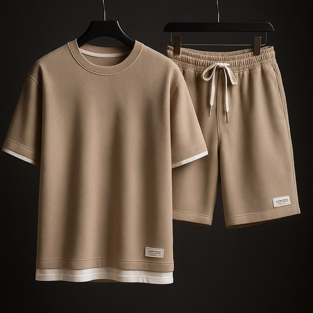 Luca Waffle‑Knit Lounge Set