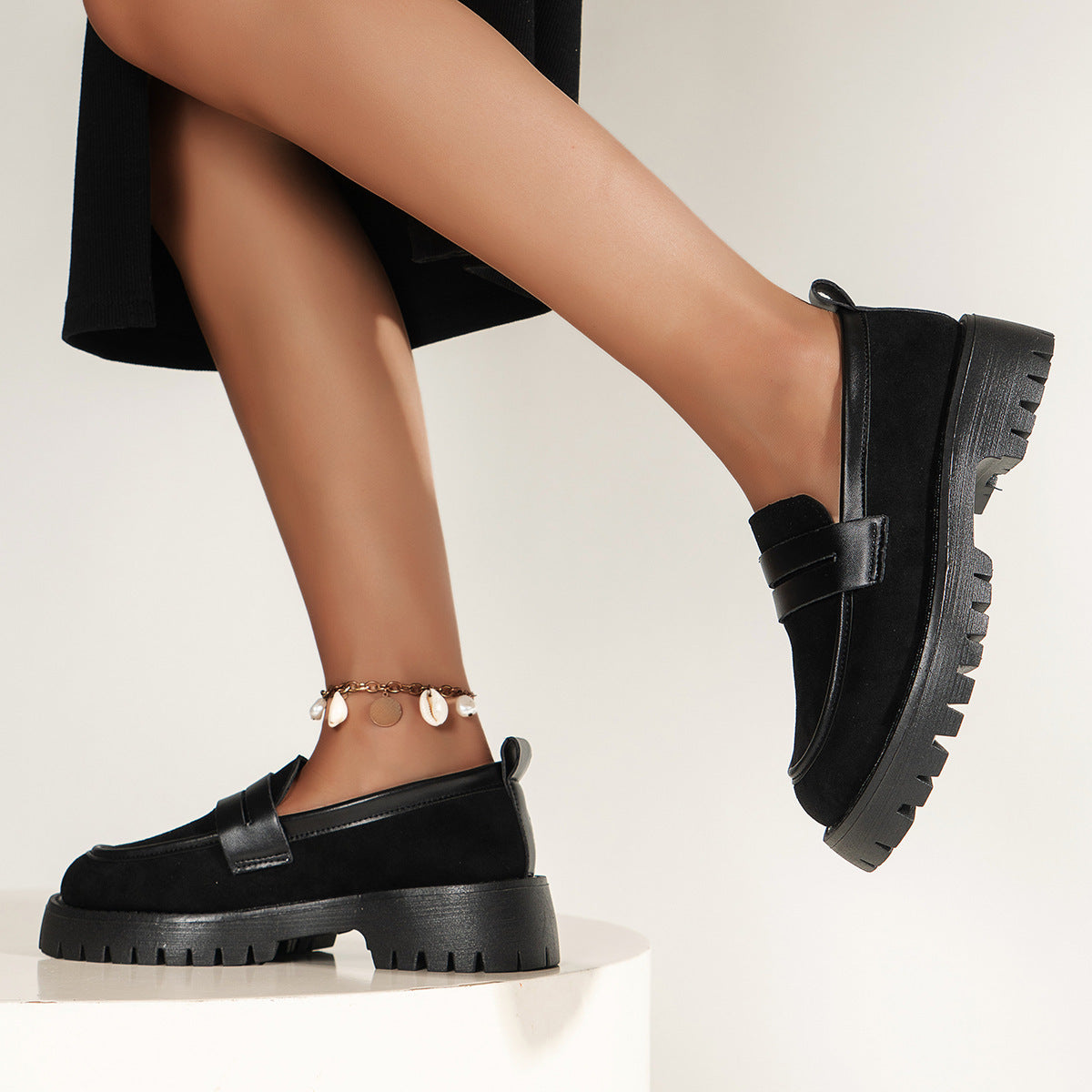 Marcella Leopard Print Loafers