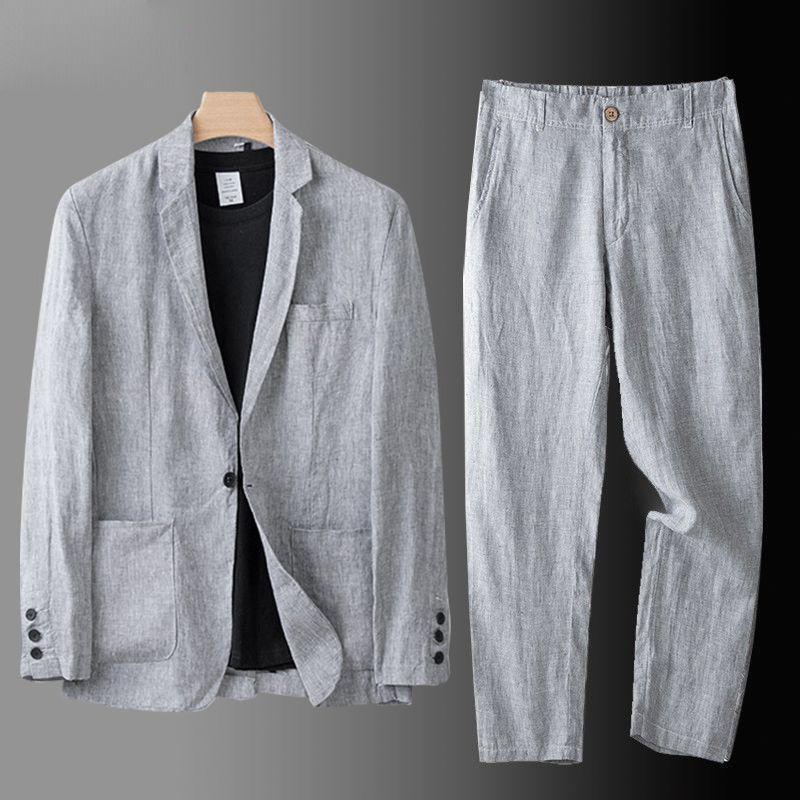 Sandro Linen Suit Set