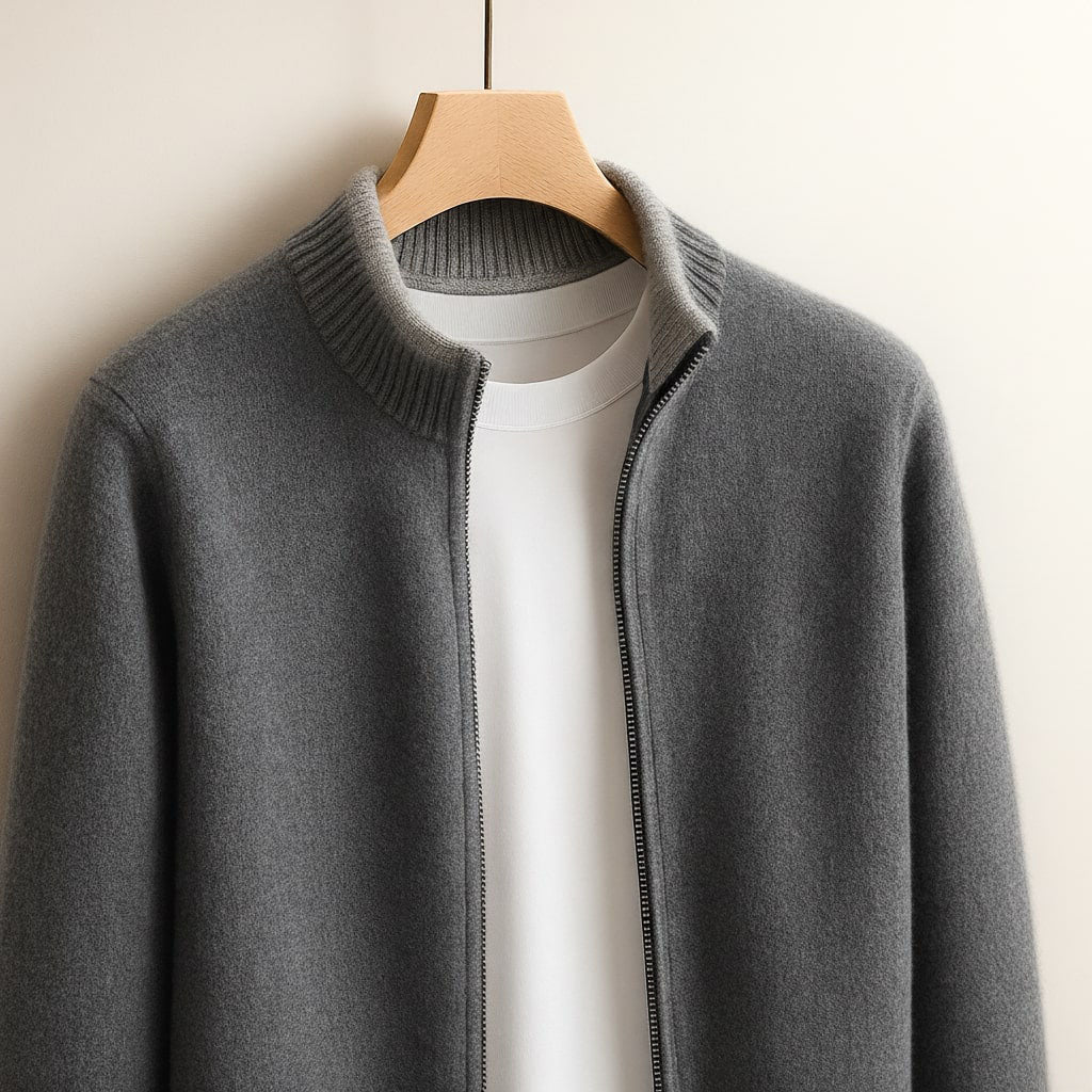 Alessio Zip Cardigan